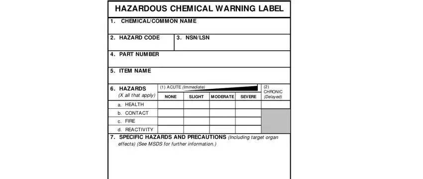 Completing segment 1 of how to fill out dd form 2522