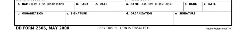 Part # 3 for completing impoundment form