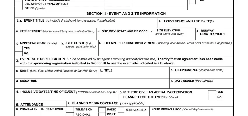Part 2 in submitting the DD 2535 document