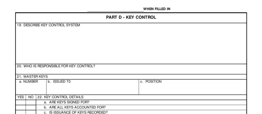 Step 1 for completing DD Form 2637