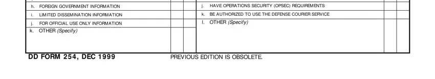 Step # 3 for submitting dd254 form 2020