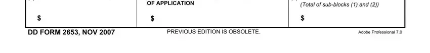 Part number 2 for filling in 2653 include code