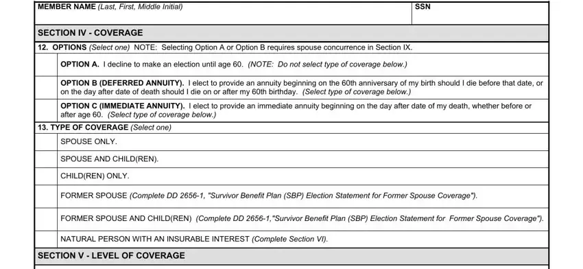 A way to fill out da form 2656 5 step 2
