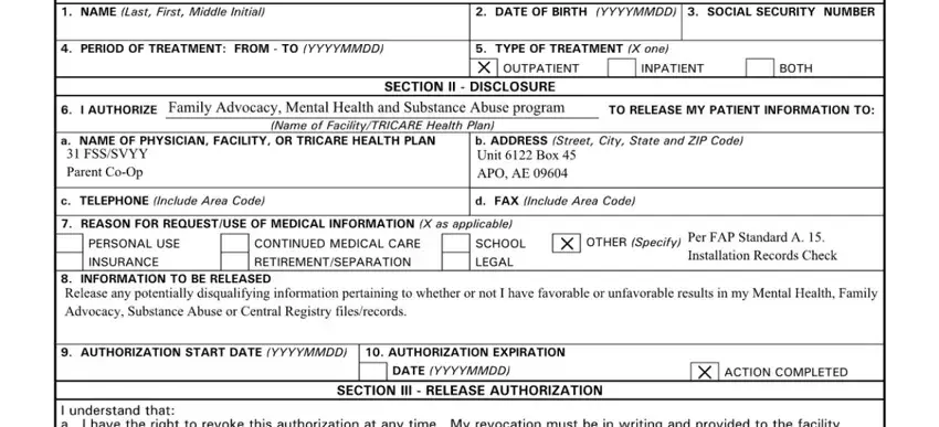 Tips to fill out dd form 2780 step 1