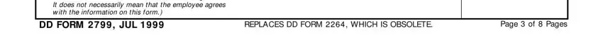 Final section of the performance results report
