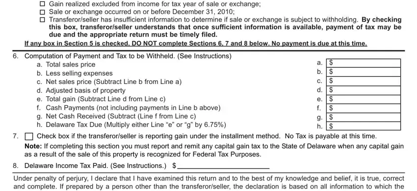 The best way to prepare Delaware Form 5403 part 2