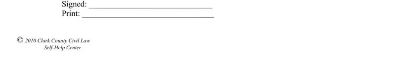 Demand form format completion step 3