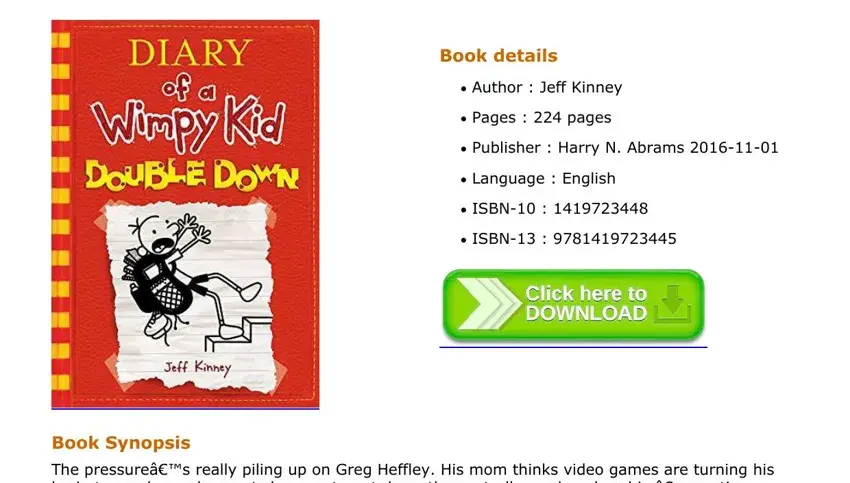diary of a wimpy kid double down pdf full book completion process described (part 1)