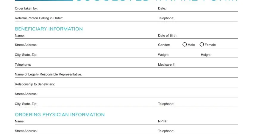 Step number 1 of submitting dme intake document samples