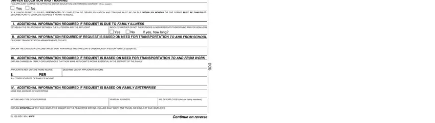 The best way to fill out dmv junior permit part 2