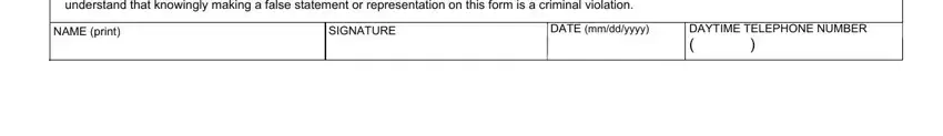 Filling out section 3 of virginia dmv change of address