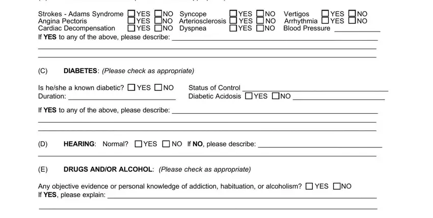 The right way to complete de medical form stage 2