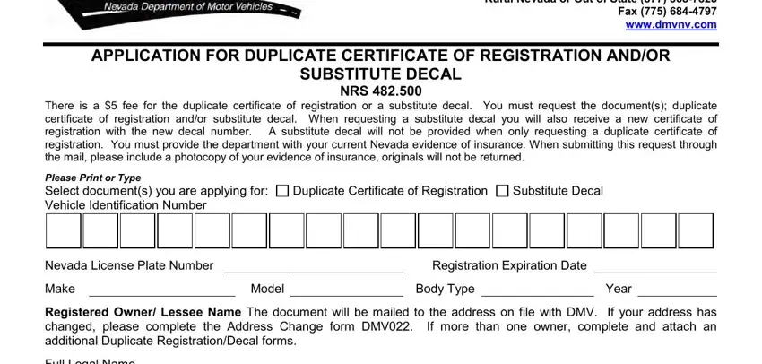 Filling in part 1 in Lic