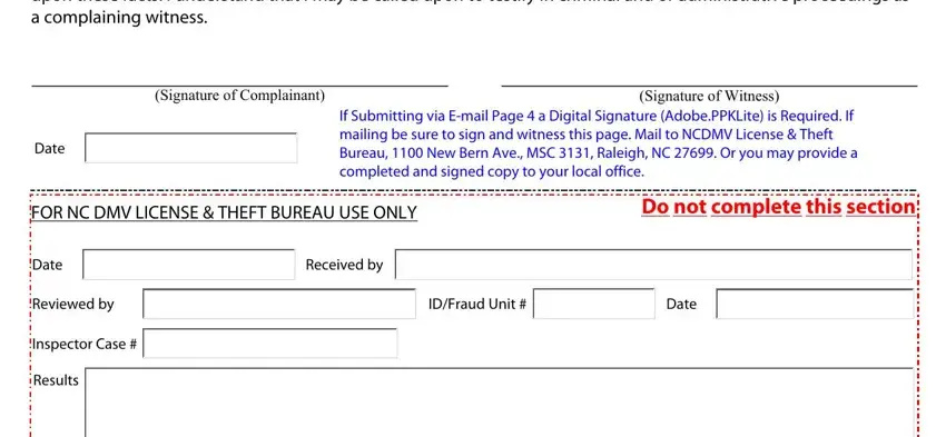 Part number 5 for submitting dot form lt 220