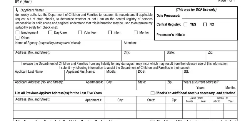 Filling in section 3 of ct r7