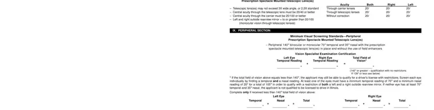 Part no. 4 in submitting illinois dmv vision test chart