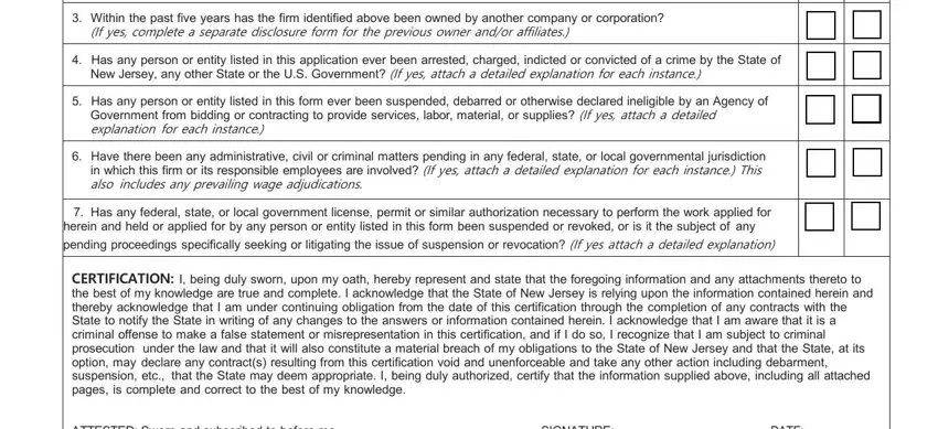 New Jersey any other State or the, SIGNATURE, and pending proceedings specifically of nj dpmc renewal get