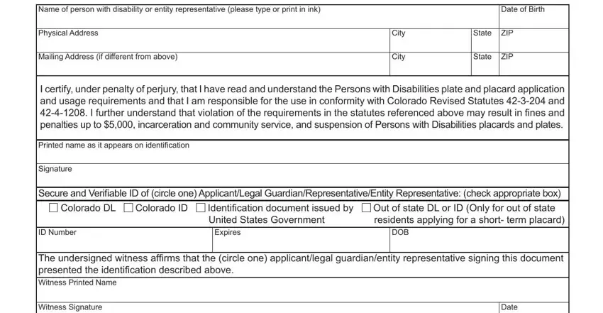 persons disabilities parking writing process detailed (part 1)