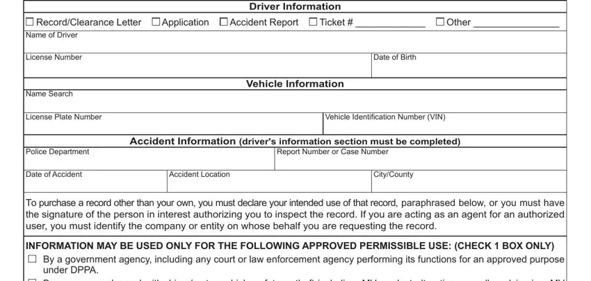 Completing segment 1 in dr2489 form
