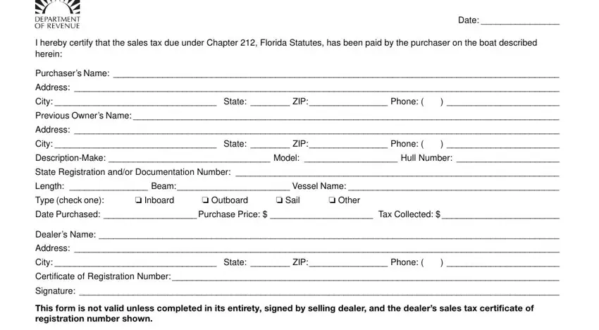 fl form dr 41c completion process outlined (part 1)