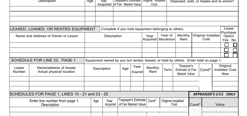 Step number 4 in submitting florida tangible personal property tax