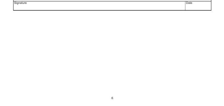 Government identification document, Signature, and Date of persons disabilities parking