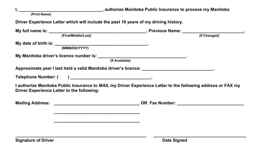 Best ways to fill in experience certificate for driver format pdf step 1