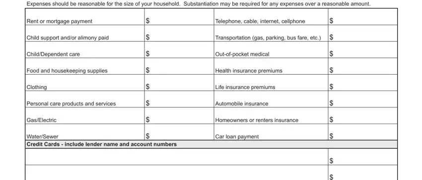 Step no. 4 of filling out colorado department of revenue forms dr 6596