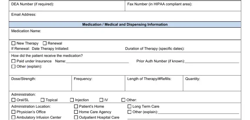 Stage # 2 in filling in HIPAA
