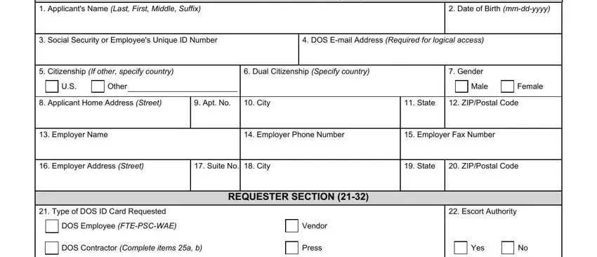 department card state id conclusion process shown (portion 1)
