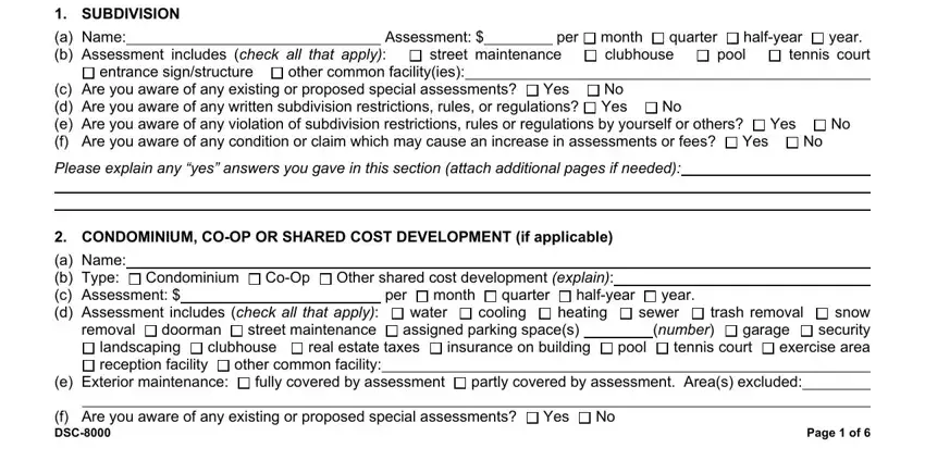 Tips on how to fill out real estate disclosure form part 2
