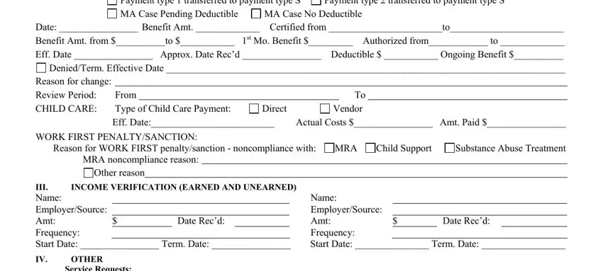 Part # 2 of completing TRANSMITTAL