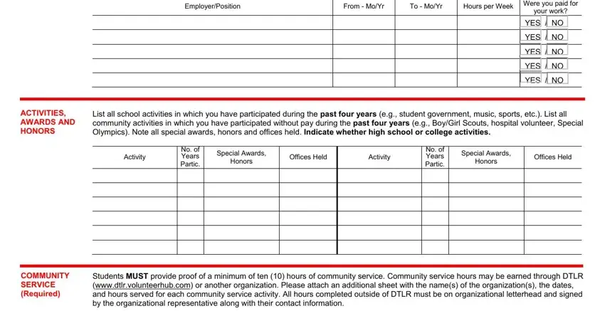 How to fill in dtlr application pdf stage 3