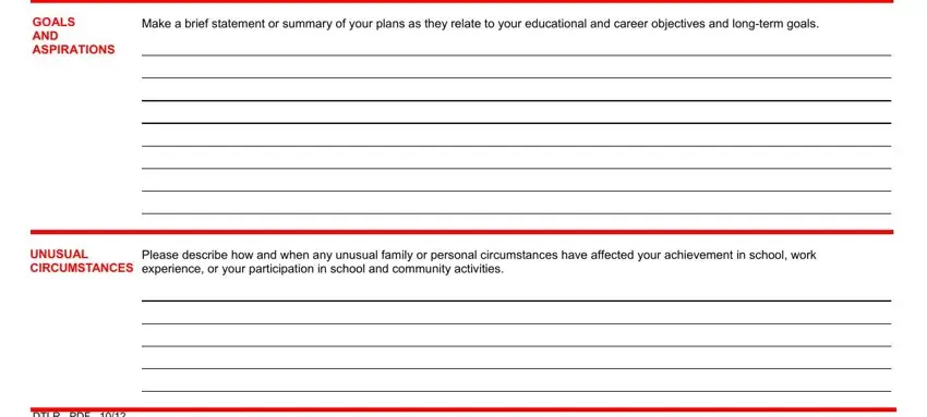 Writing segment 4 of dtlr application pdf