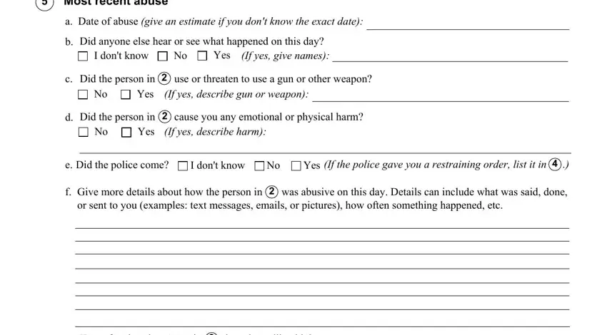 california restraining order in conclusion process shown (portion 5)