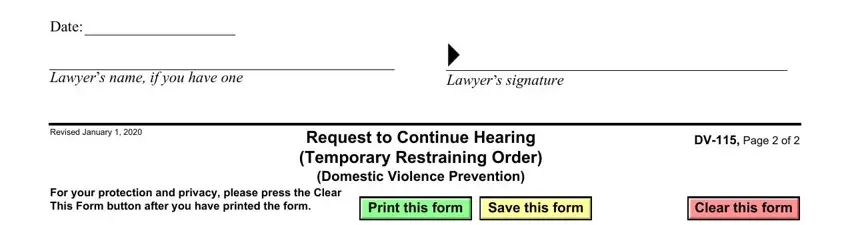 115 form template conclusion process clarified (step 5)