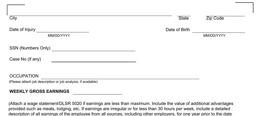 Part number 5 in completing Dwc Ad Form 101