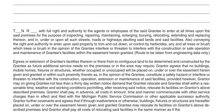 Stage no. 2 for submitting water easement laws