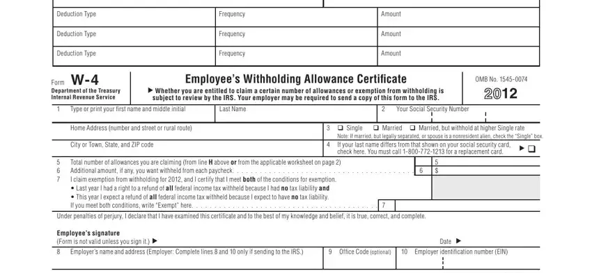 The right way to complete fo form part 2