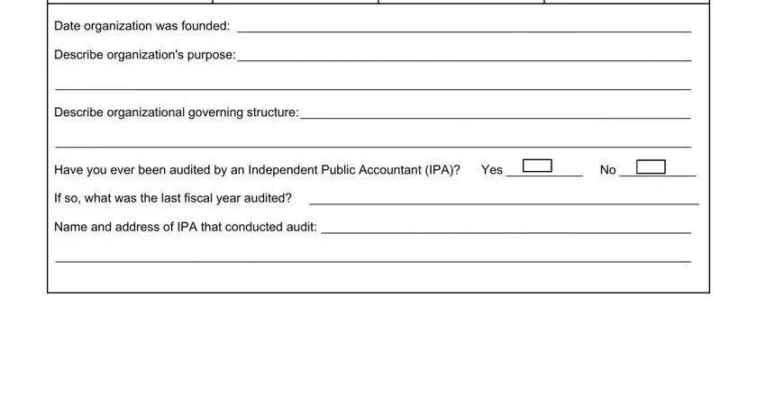 Part no. 4 of filling in accrual