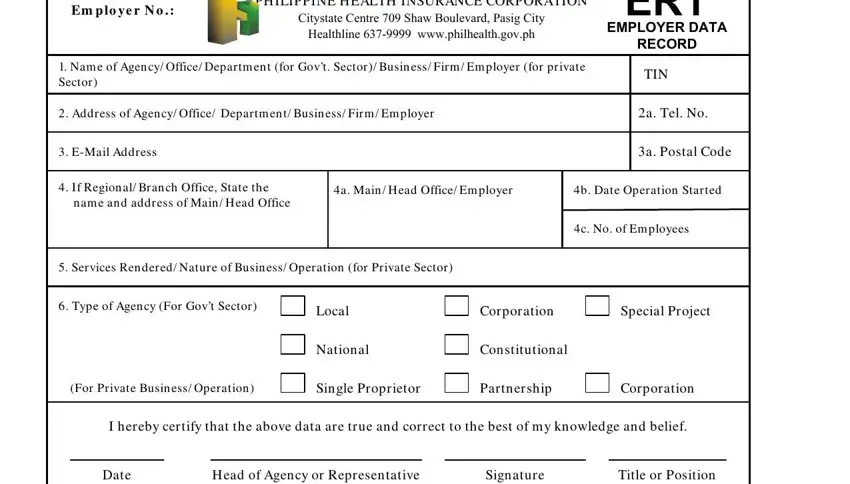 How one can prepare philhealth er1 fill in form part 1