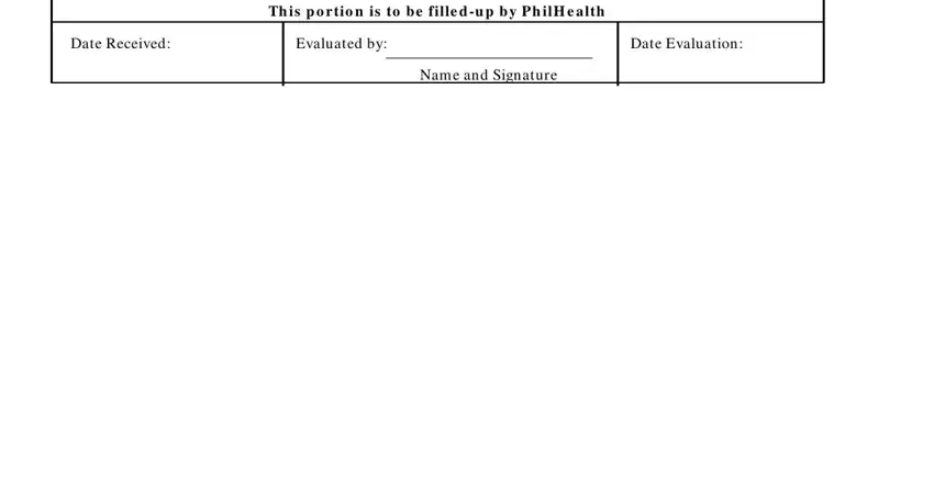 Part # 2 for filling out philhealth er1 fill in form