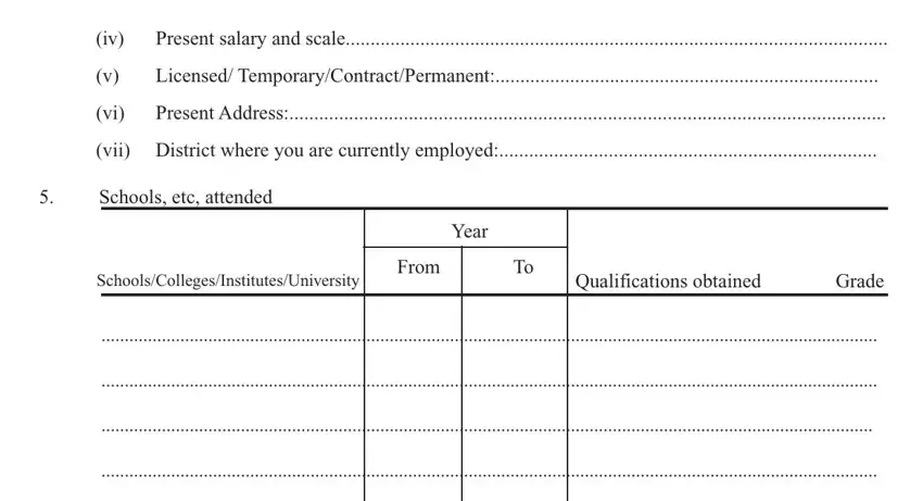 Part no. 3 in completing esc go ug