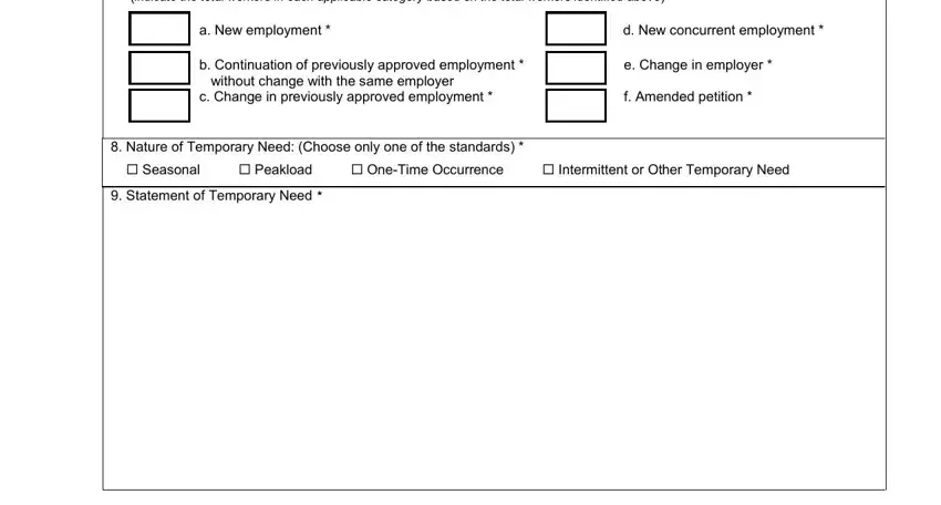 Stage # 2 of filling out omb