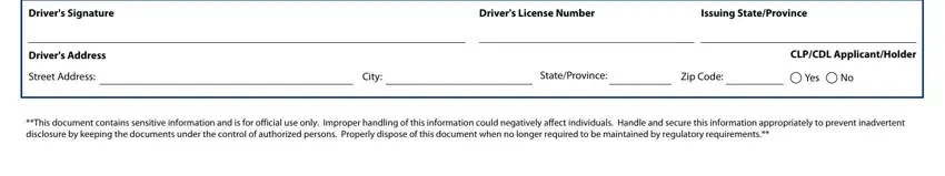 Step # 2 in completing medical certificate examiner