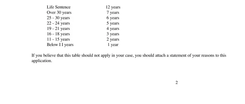 Part no. 3 of completing clemency forms arkansas