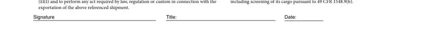 The best way to fill in letter instruction expeditors get portion 3