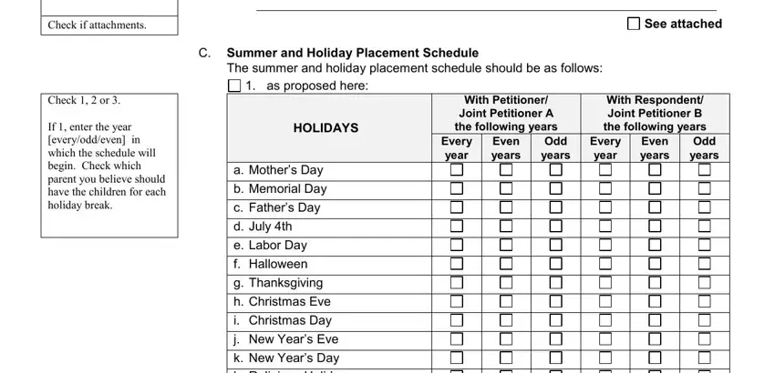 e Labor Day, h Christmas Eve, and a Mothers Day b Memorial Day c in wi parenting plan