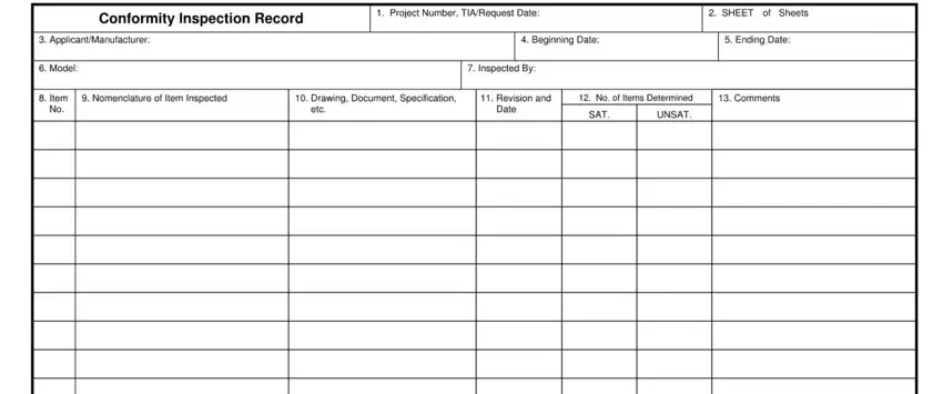 A way to fill out faa step 1
