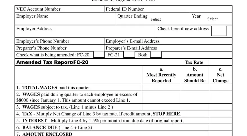 Writing segment 1 in vec fc 34 form